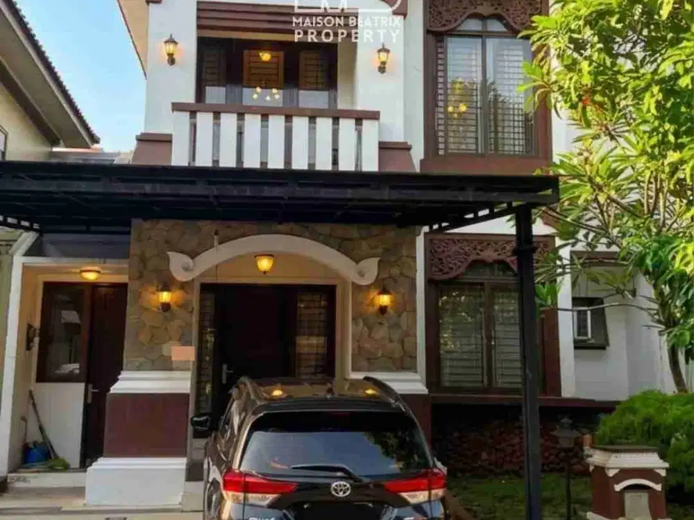 DIJUAL RUMAH 2LANTAI DICLUSTER HIJAU DEKAT DG TOL DAN STASIUN, THE GREEN BSD