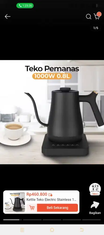 Jual teko elektrik
