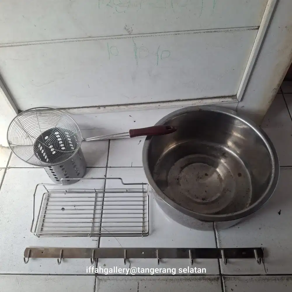 Paket Perabot Stainless Bersih Normal Siap Pakai