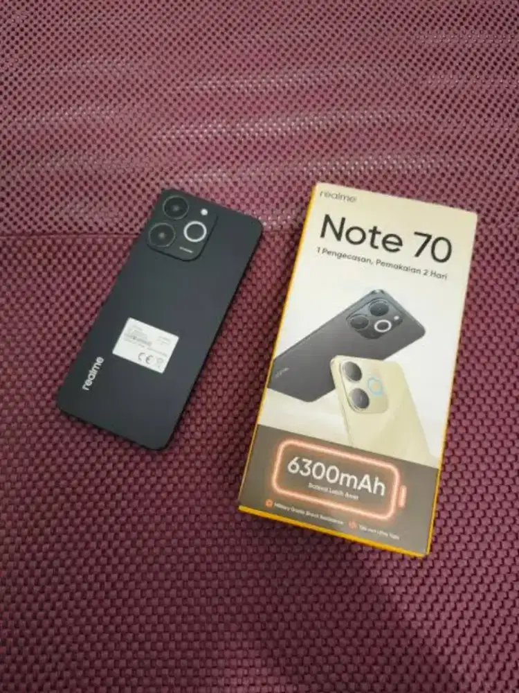 Realme note 70 mulus fullset