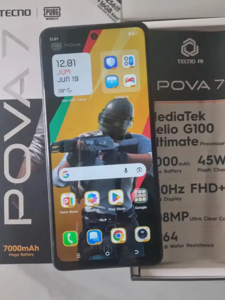 Tecno pova 7 ram 8/256 nfc
+ dus