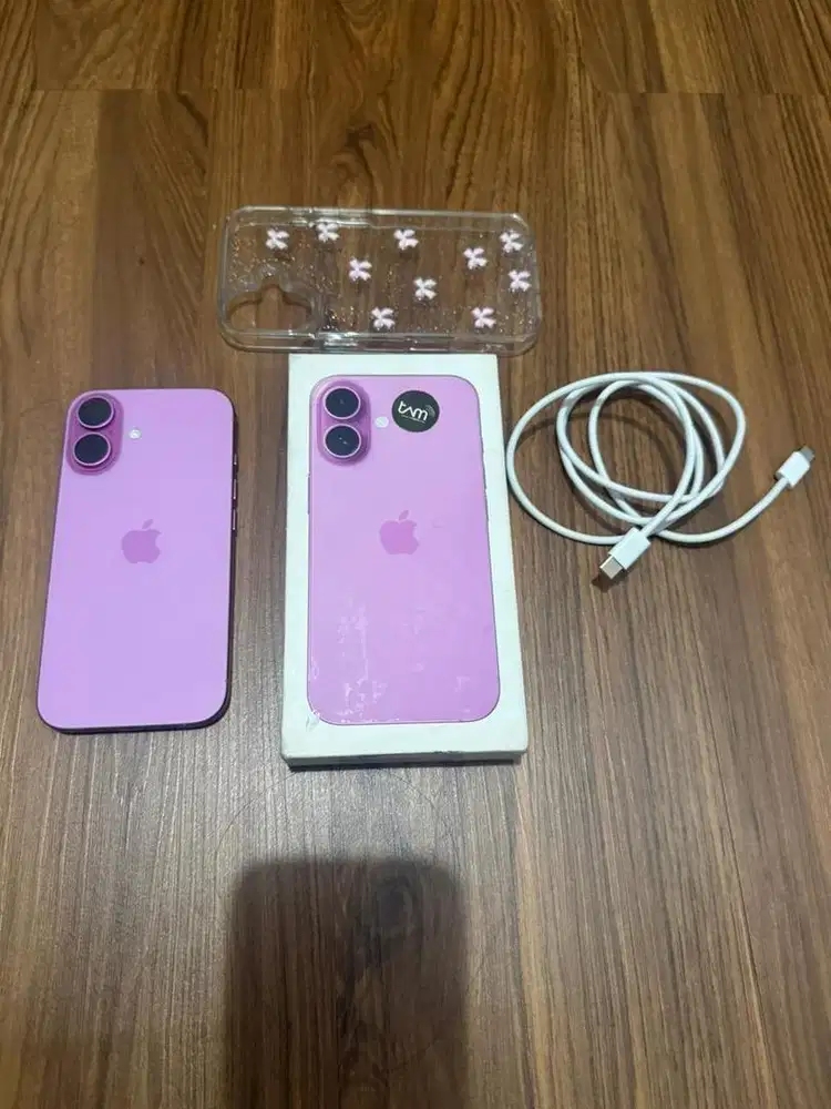 Iphone 16 128gb Pink, resmi Ibox