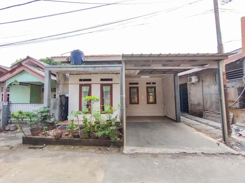 Rumah Bebas Banjir LT 100 SHM 5 Mnt ke Gerbang Tol Pondok Gede J-49779