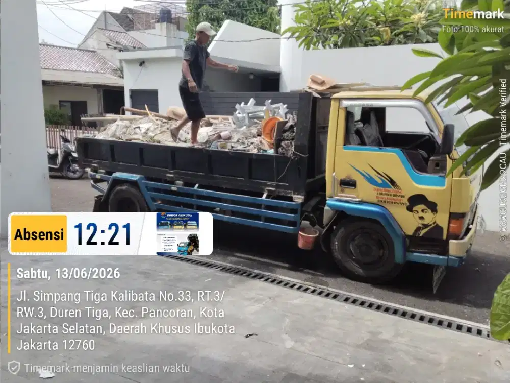 Jasa buang puing dan buang sampah proyek