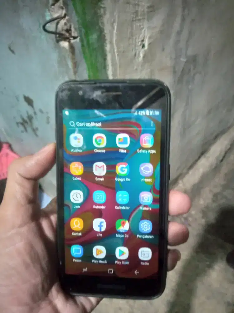 Samsung A01 cor ram 2/16 jaringan 4g