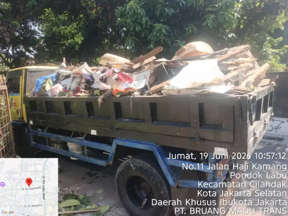 Jasa buang puing dan angkut sampah