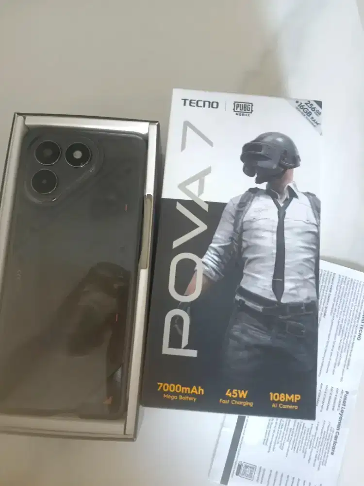 Tecno pova 7 ram 8/256 nfc +
dus