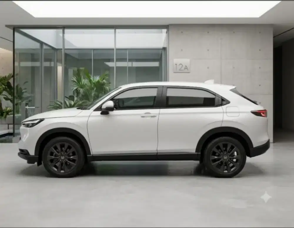 HR-V warna putih, transmisi Automatic