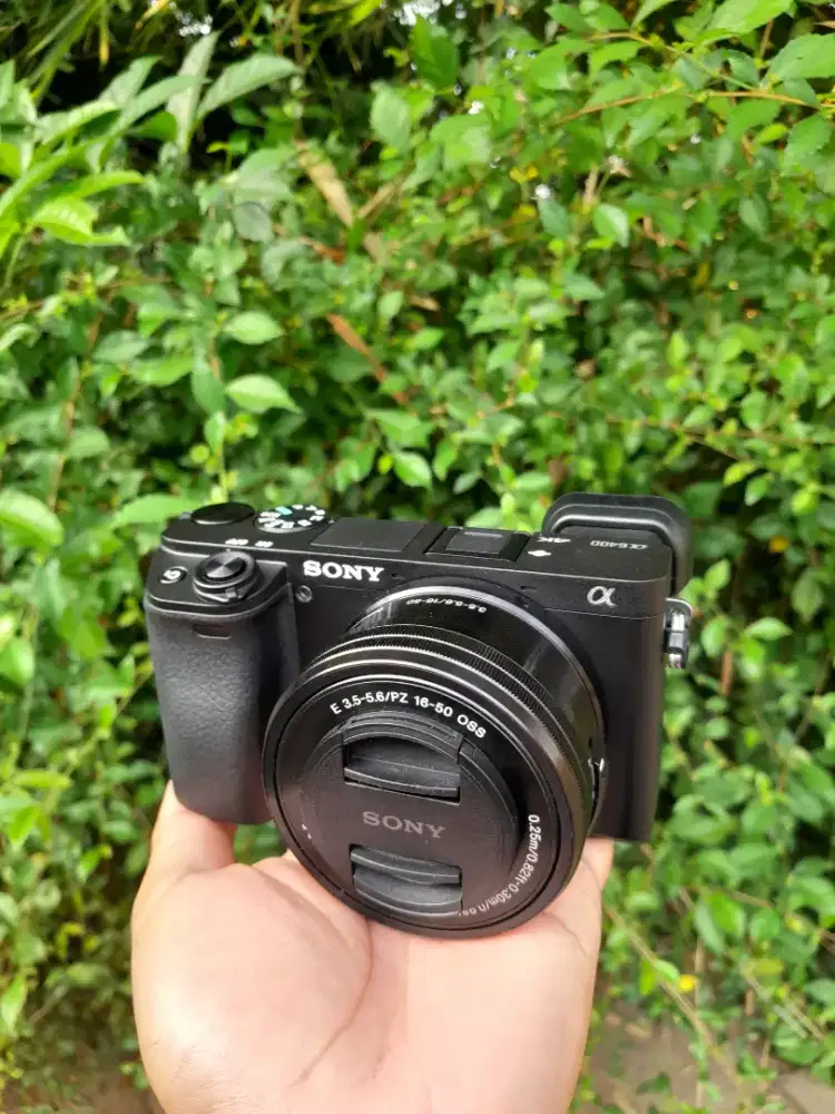 Kamera sony a6400 lensa kit like new