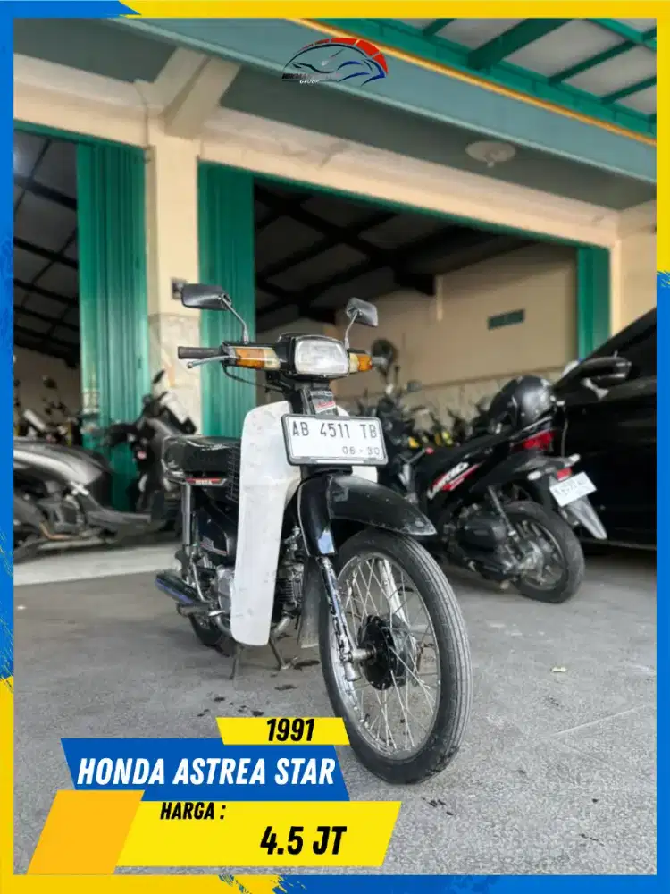 HONDA ASTREA STAR 1991 PLAT AB MURAH POLL HIKMAH MOTOR KEPUH MALANG