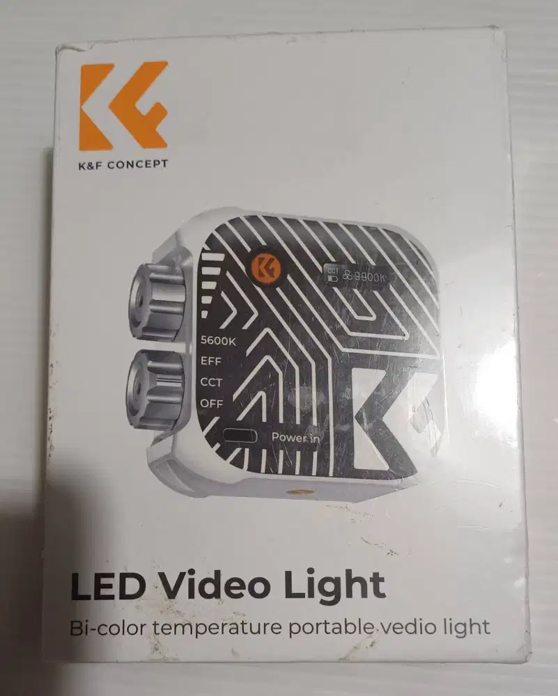 K&F Concept LED Dual Color Adjustment Temperature Portable 2500K-9900K