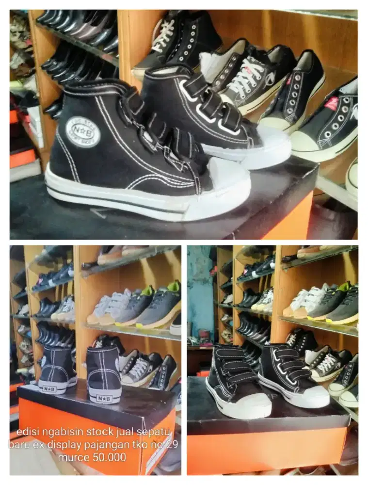 Edisi ngabisin jual sepatu baru ex display pajangan tko no 29