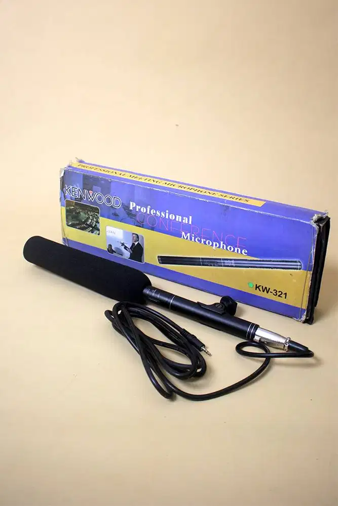 Kenwood KW-321 Microphone Professional Shotgun Mic Condenser