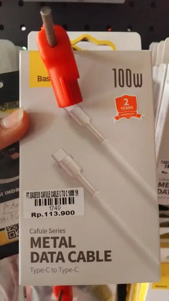 BASEUS CAFULE CBALE C TO C100W 1M | ATLANTIS DAHSYAT