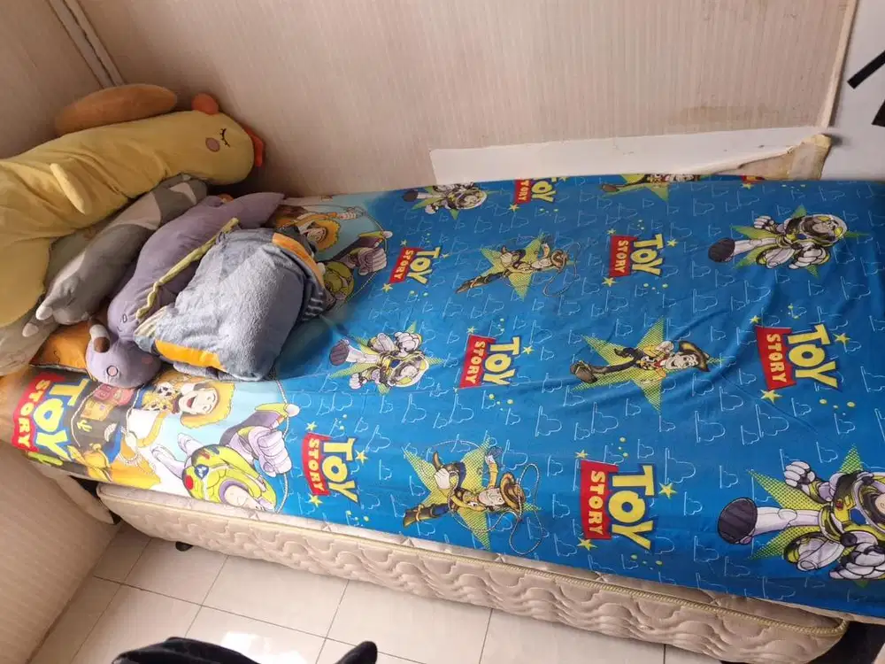 1 SET KASUR TWIN BED SECOND