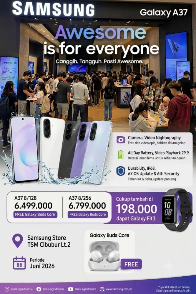 SAMSUNG A37 5G 128/256