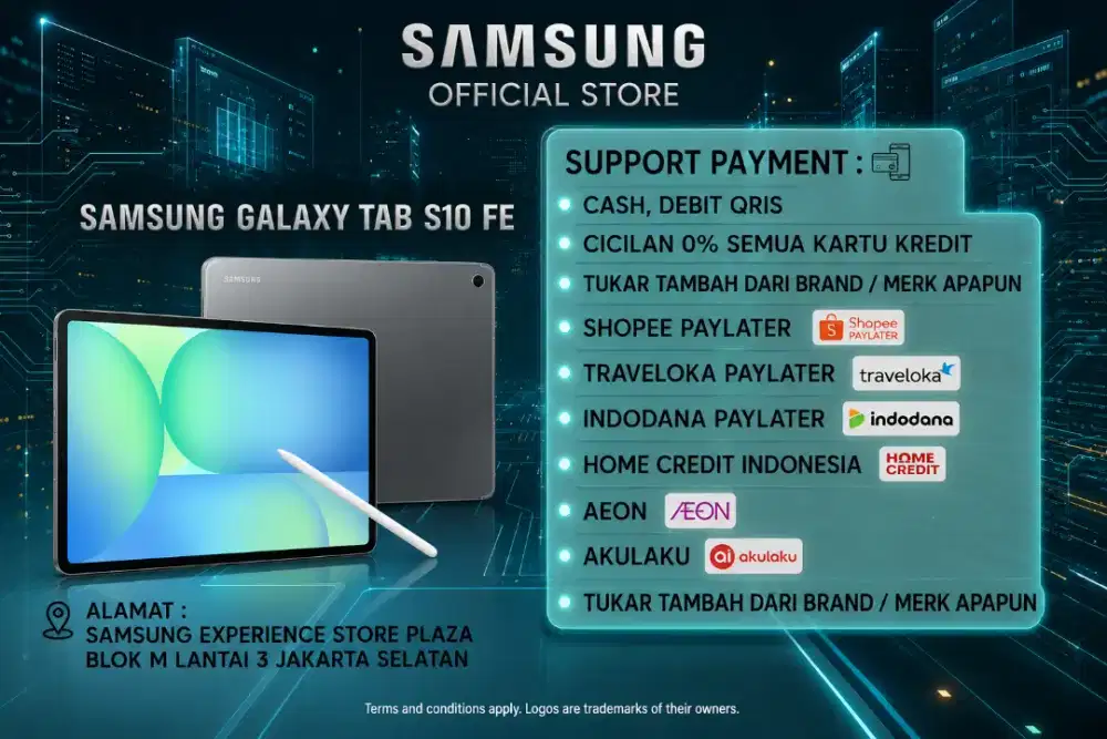 PROMO Samsung Galaxy Tab S10 FE Garansi Resmi SEIN
