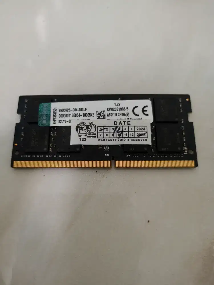 Ram laptop 8 gb ddr4