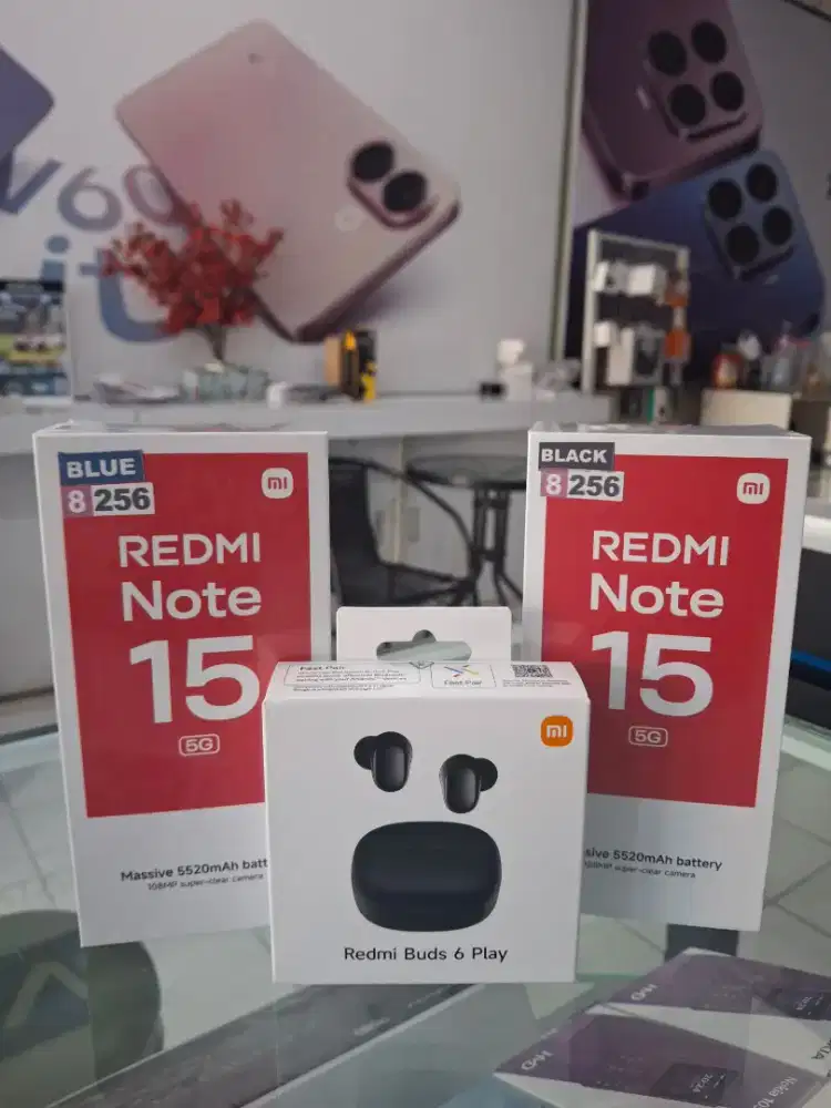 Xiaomi Note 15 5G 8/256 Diskon 250rb Gratis Buds play