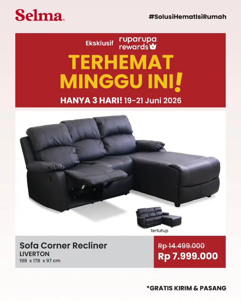 SOFA SECTIONAL LIVERTON SELMA