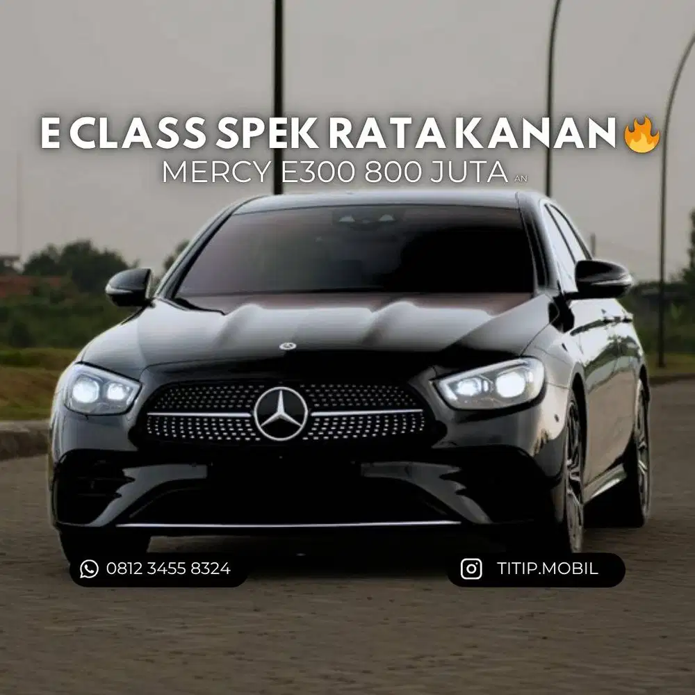 [TERMURAH] Mercedes Benz E300 2022