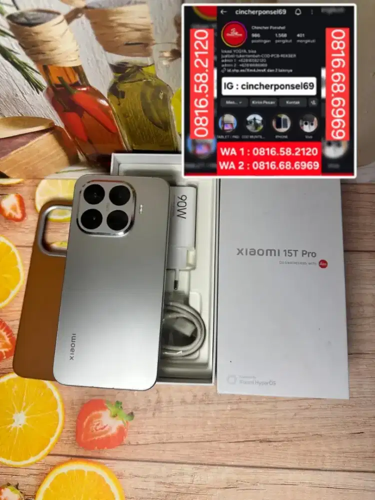 Jual hp Xiaomi 15T Pro RAM 12/ 1TB likenew istimewa grns desember 2027