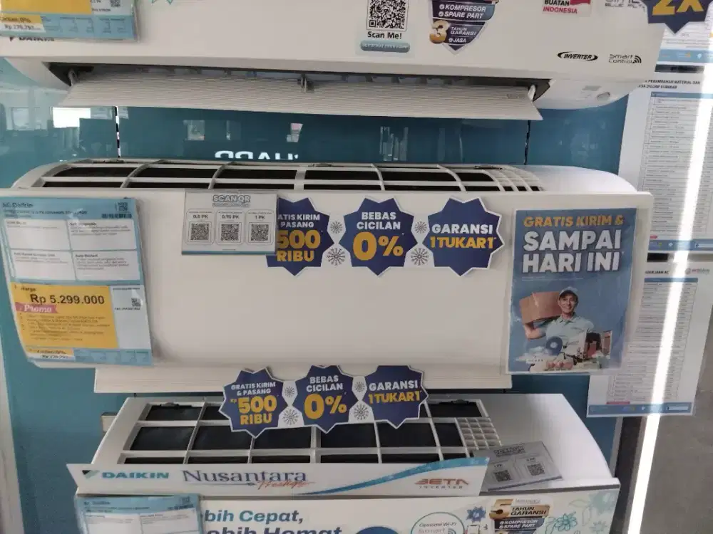 AC DAIKIN 0.5pk 420watt Inverter