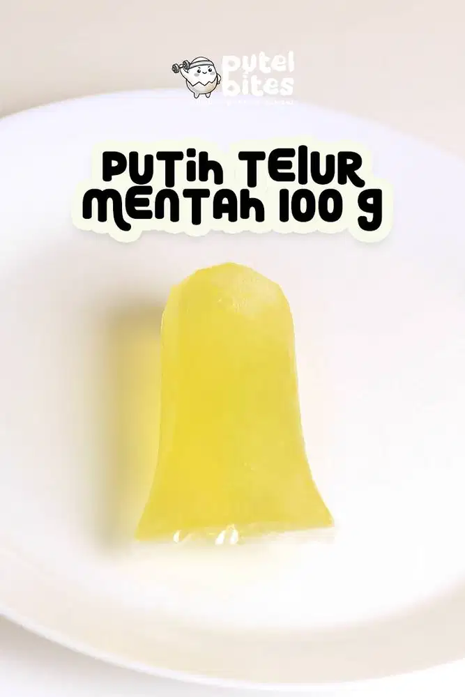 Putih Telur Mentah 100 g Putel Bites