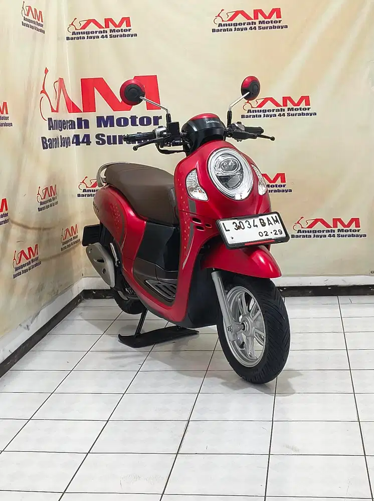 Am Barata #Honda Scoopy stylish tahun 2024 merah Doff