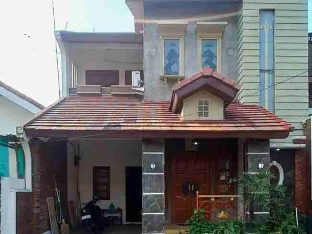 LUAS 120 RUMAH PONDOK BAMBU AKSES 2 MOBIL DUREN SAWIT