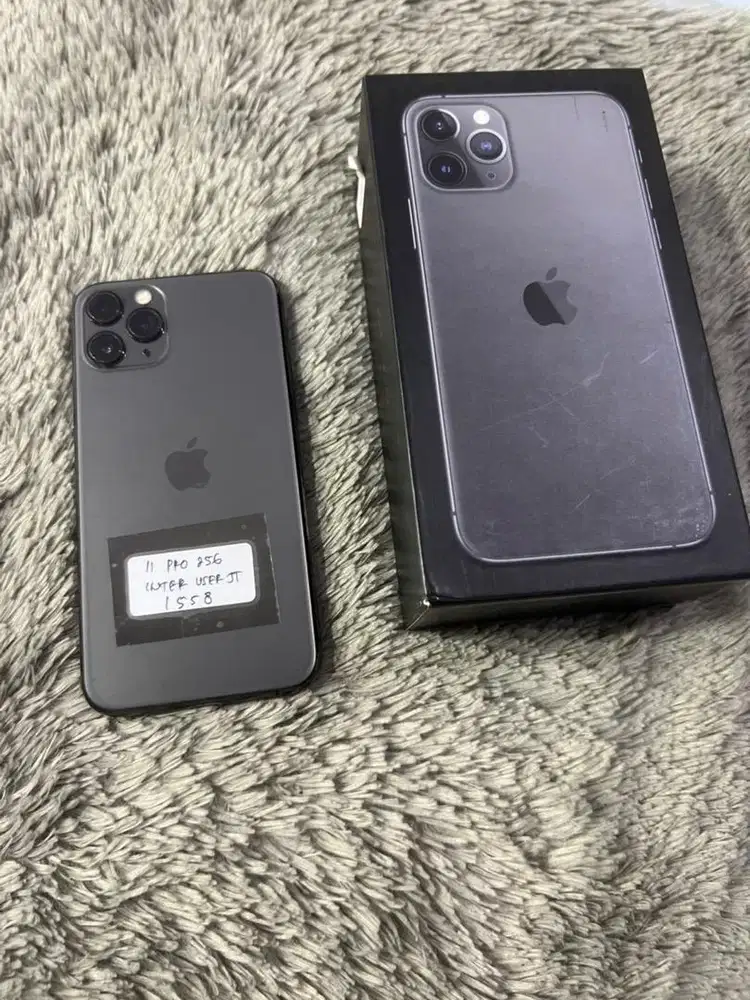 Iphone 11 pro 256 gb inter/indosat/XL fullset