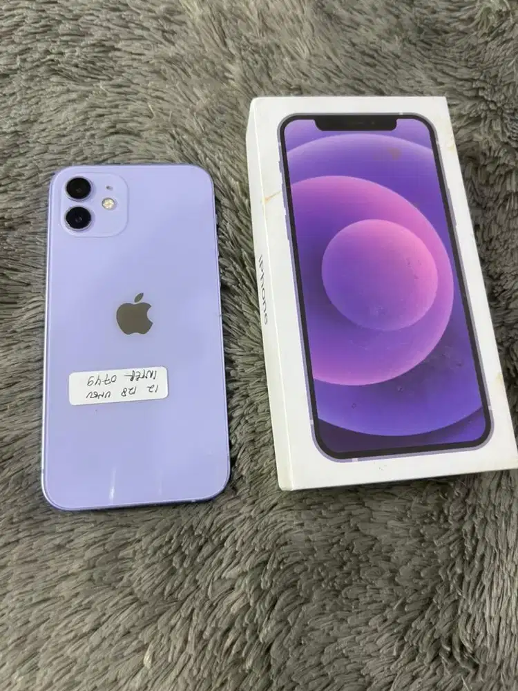 Iphone 12 128 gb inter/indosat fullset murah