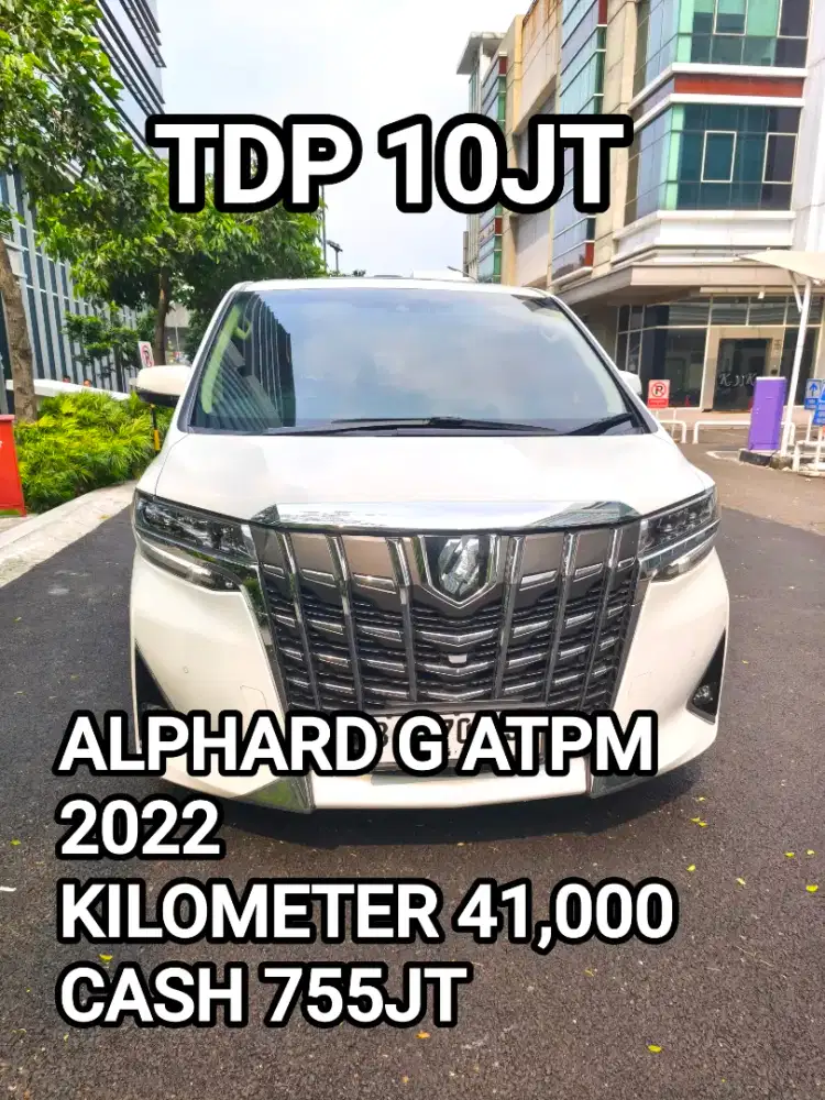 TOYOTA ALPHARD G TSS ATPM 2022