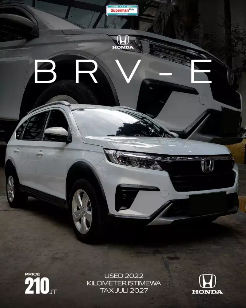 honda BRV-E 2022 putih