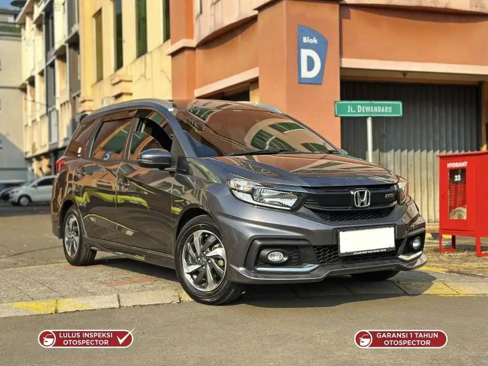 KM 39rb Honda Mobilio RS Cvt 2018 Abu Metalik Service Record Garansi