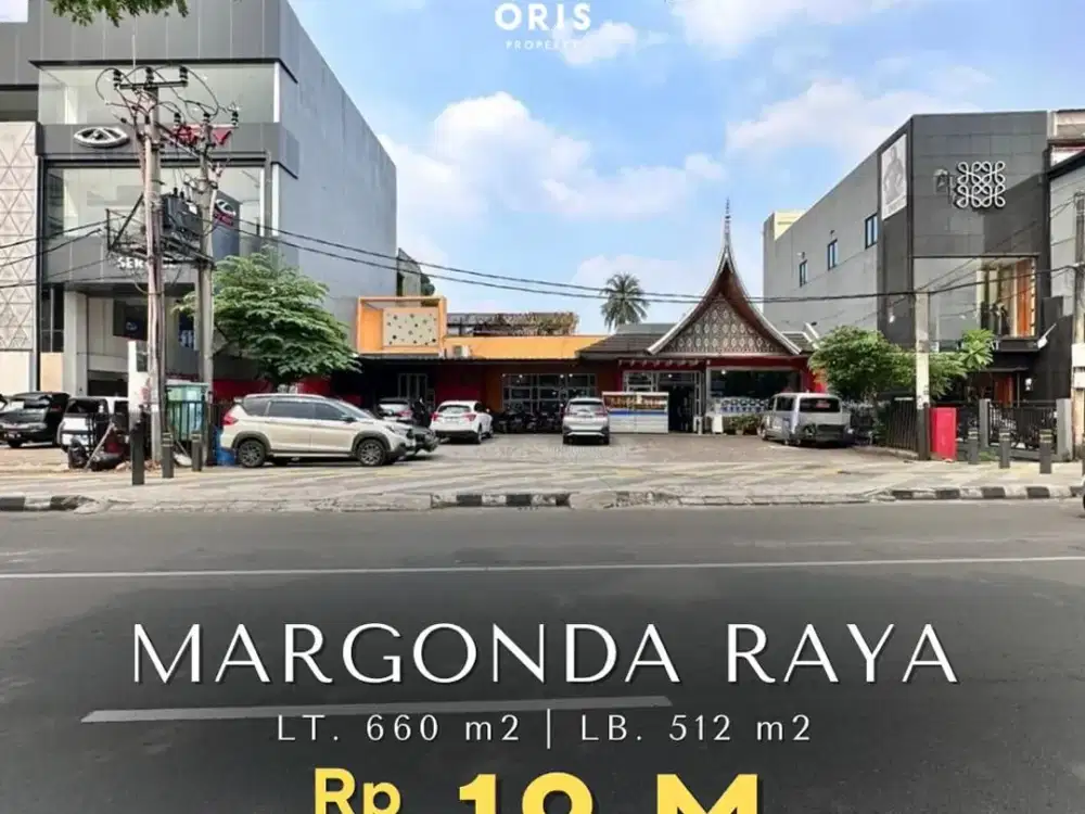 For Sale Area Komersil Hadap Barat, Dekat Akses Toll - Margonda