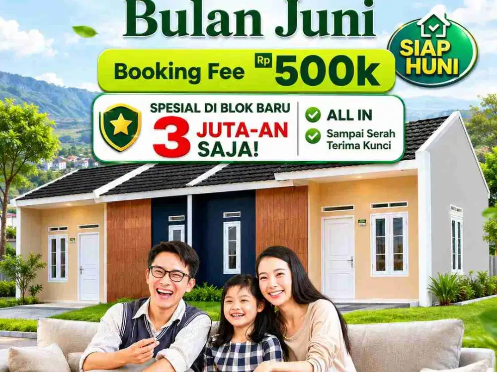 Rumah Subsidi Murah Dekat Pt Gunung Salak Sukabumi