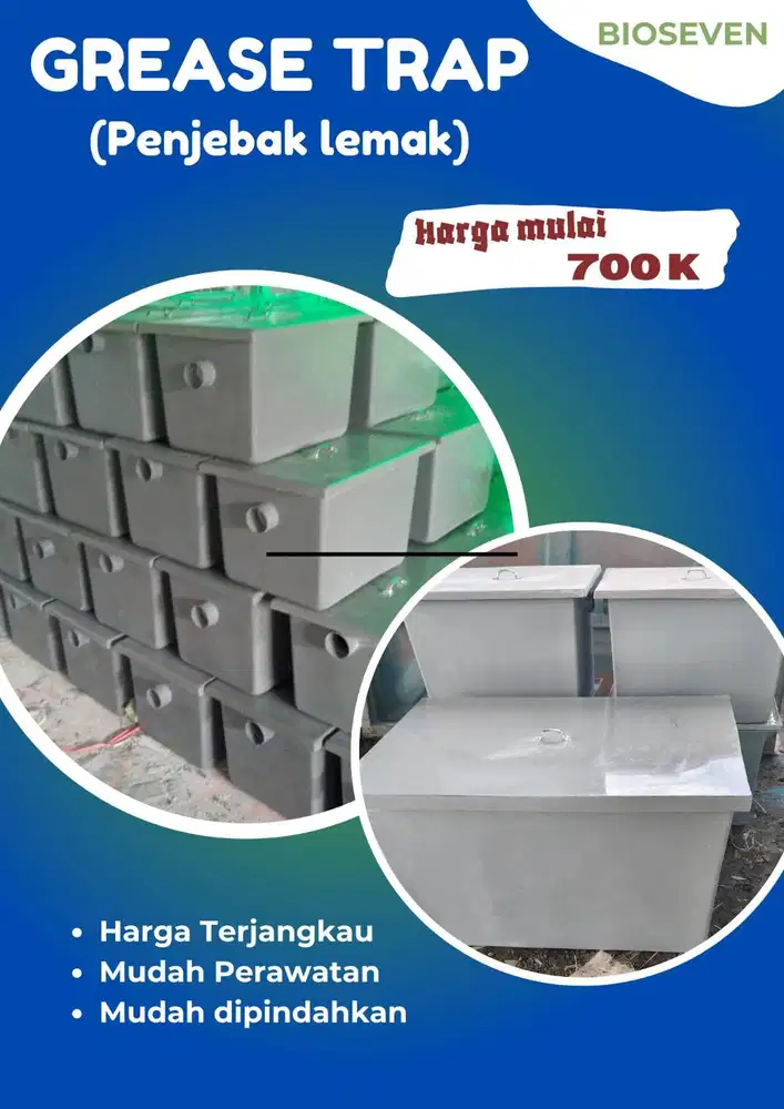 Penjebak Lemak/Grease Trap - Hemat, Praktis, Higienis