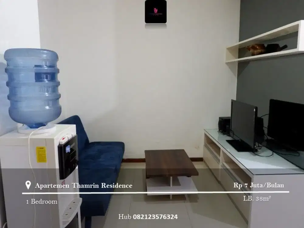 Disewakan Apartement Thamrin Residence 1BR Low Floor Furnished