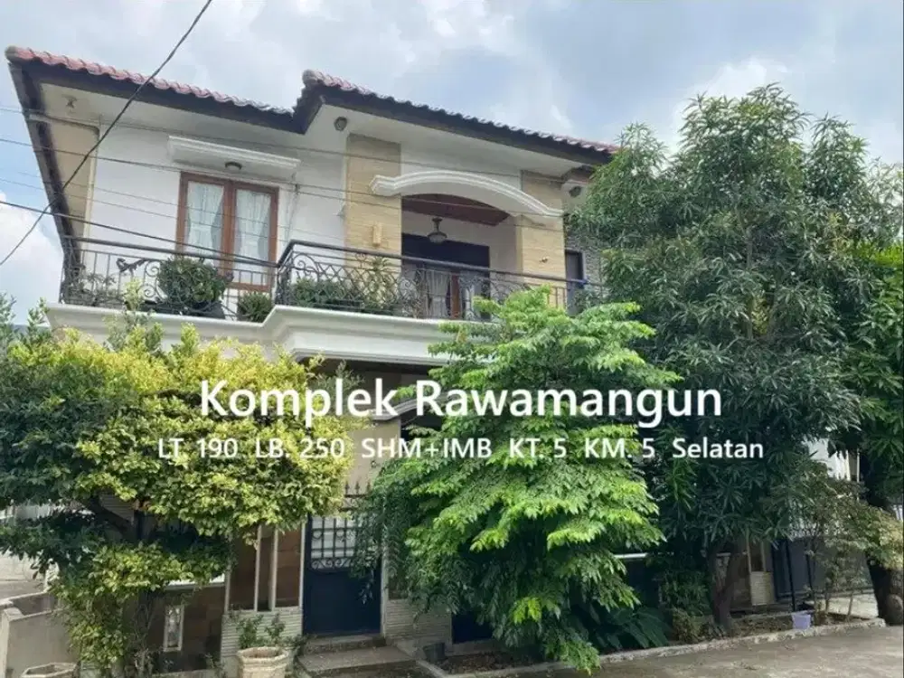 Rumah Mewah dlm Komplek area Jl. Pemuda, Rawamangun, Pulogadung