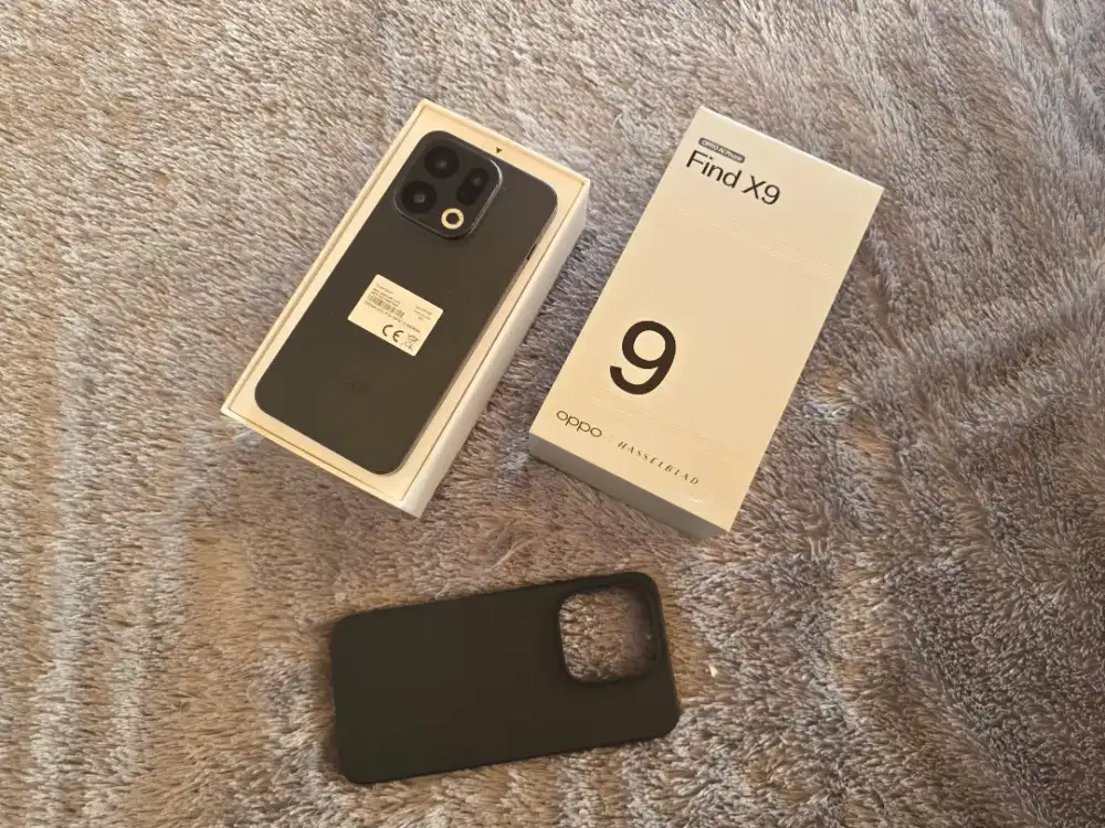 Oppo Find X9 basic 256Gn Black mulus garansi resmi