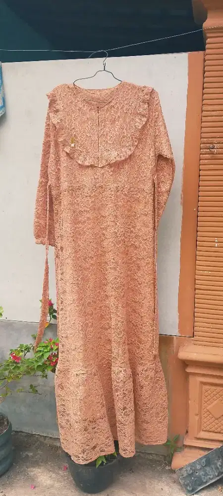 DRESS BRUKAT PANJANG