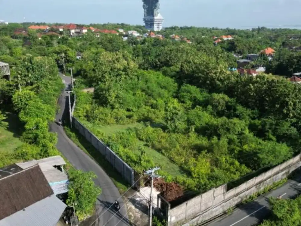TANAH STRATEGIS PINGGIR JALAN BESAR DI MERAK UNGASAN BADUNG, BALI