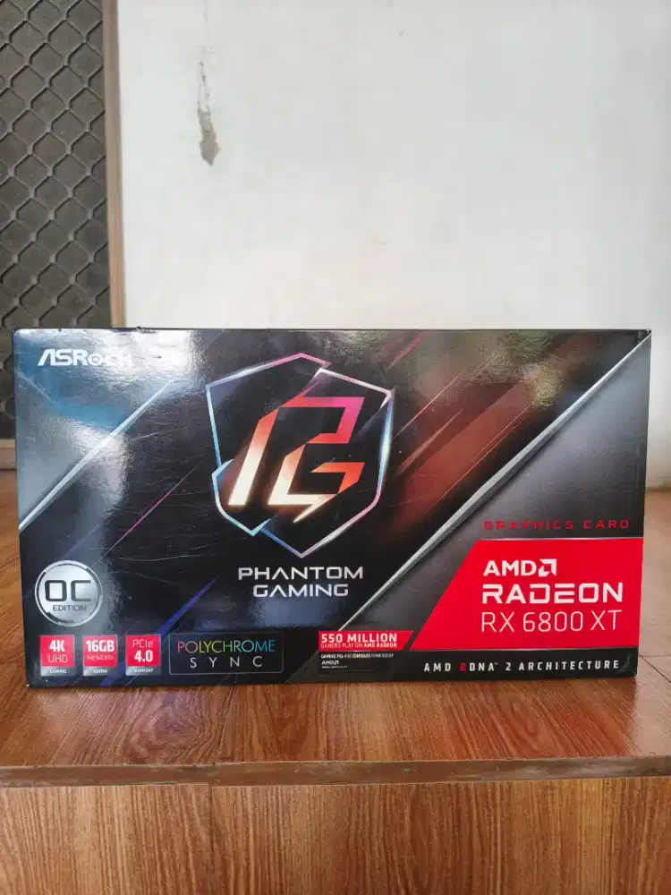 ASRock Phantom Gaming D Radeon RX 6800 XT 16GB OC - Fullset Mulus