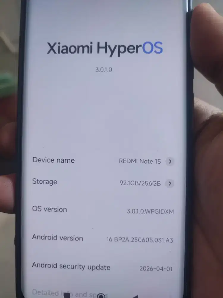 Dijual redmi note 15 4G 8/256