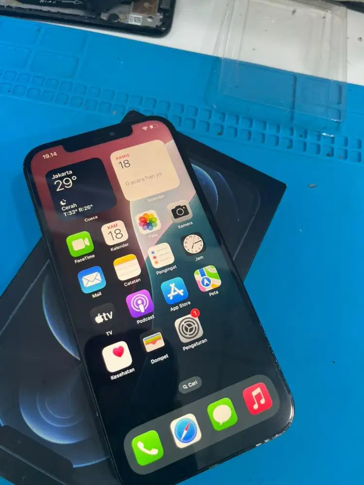 iphone 12 promax 256gb ibox fullset ori