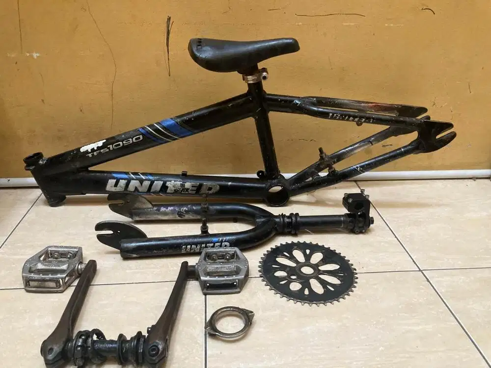 Frame sepeda UNiTED bmx alloy fullset