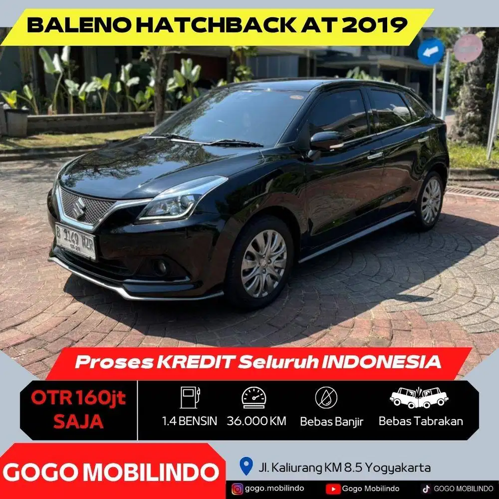 Suzuki Baleno Hatchback Matic 2019 ANTIK ISTIMEWA DP Minim Yaris