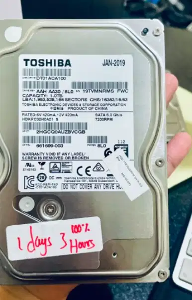 HARDISK TOSHIBA 1TB