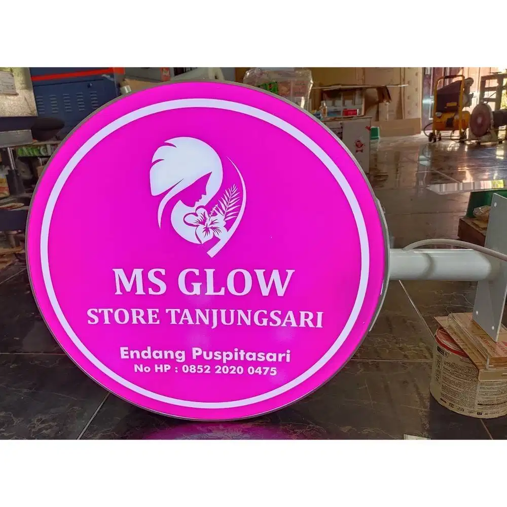 Neon Box Full Akrilik 1 Sisi Murah
